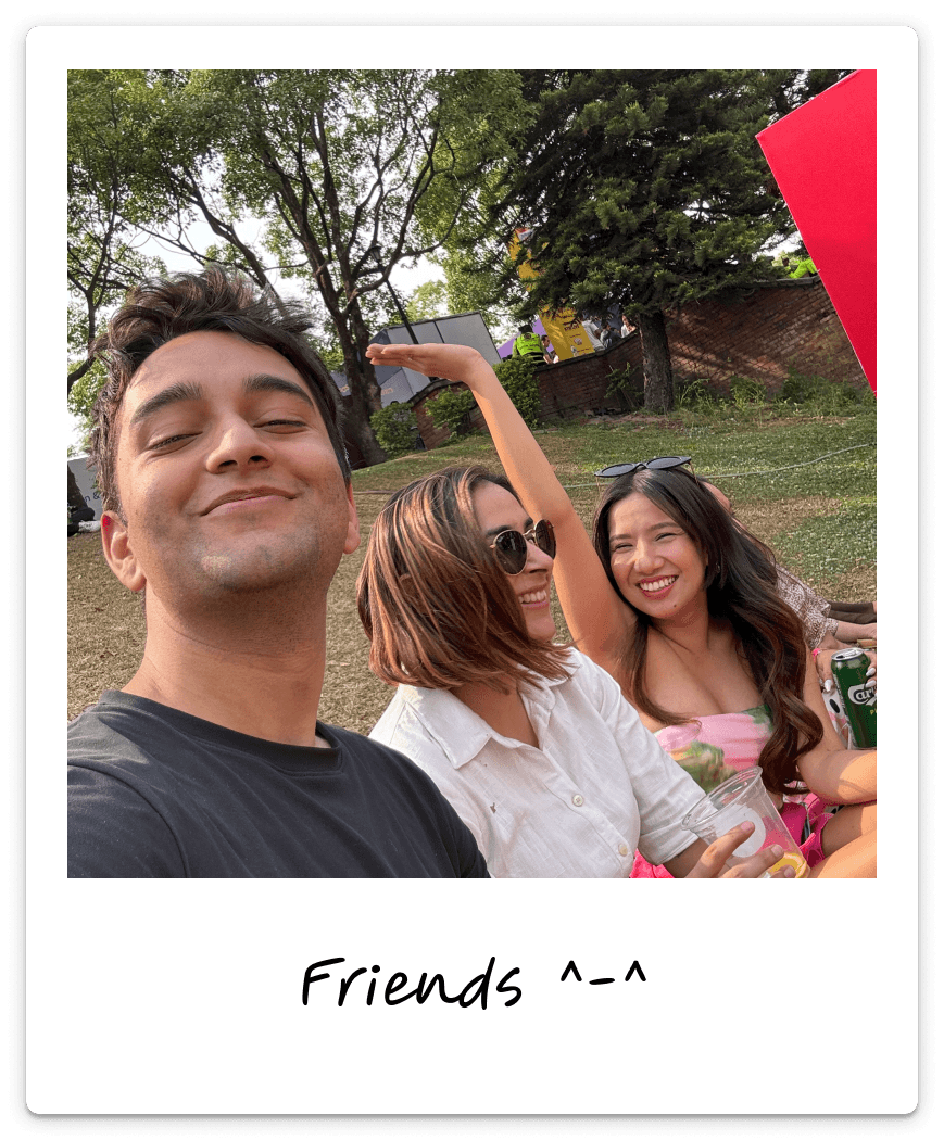 Image of my friends attending events