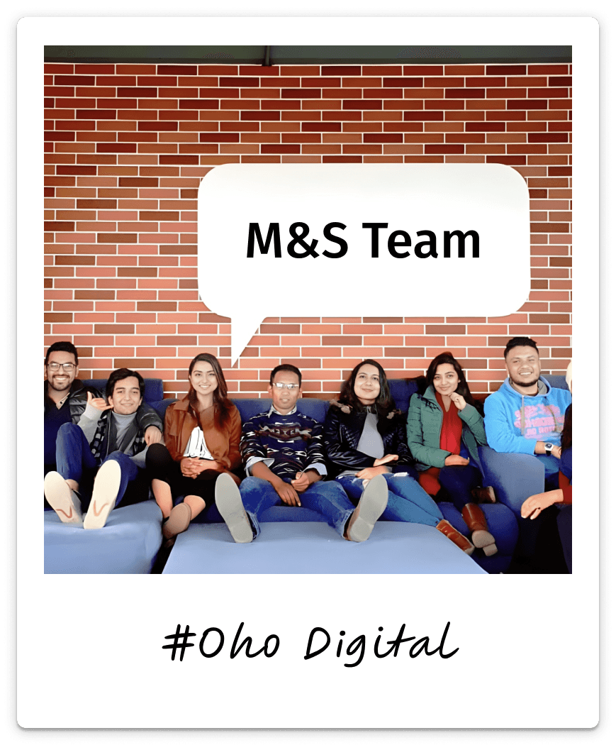 Group Picture With the M&S Team